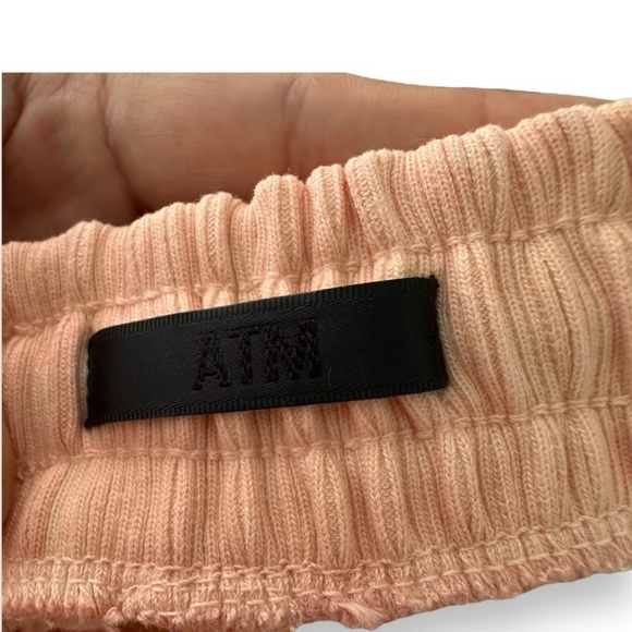 ATM Anthony Thomas Melillo French Terry Dip-Dyed Shorts Drawstring Size Small - Picture 12 of 15